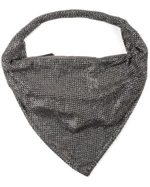 Benedetta Bruzziches Ursula Crystal-Embellished Tote Bag - Grey
