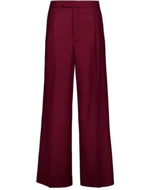 Zeus+Dione Fractal Wool Pants - Red