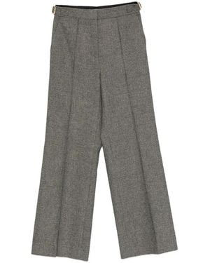 Sandro Houndstooth Pants - Gray