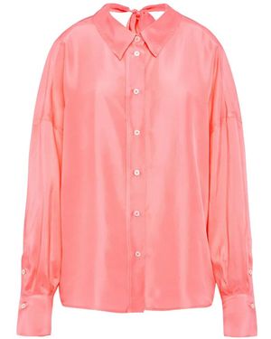 Tela Tie-Detail Blouse - Pink