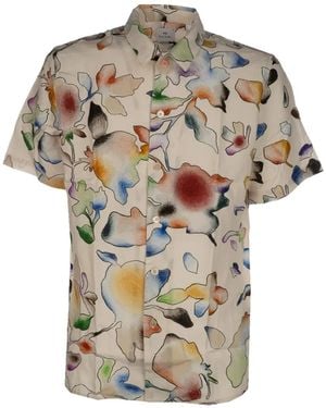 Paul Smith Floral Shirt - White