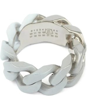 MM6 by Maison Martin Margiela Anillo Numeric - Metálico