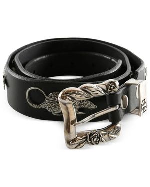 Enfants Riches Deprimes Rat Chase Buckle Belt - Black