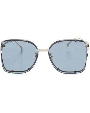 Gucci Oversize-Frame Sunglasses - Blue