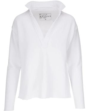 Frank & Eileen Vネック Tシャツ - ホワイト