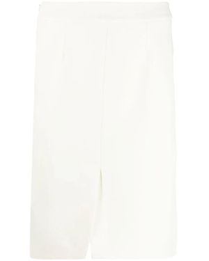 Heron Preston High-Waisted Pencil Skirt - White