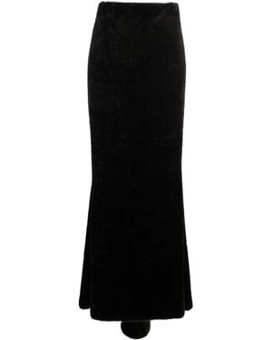 ANDAMANE Mermaid Maxi Skirt - Black
