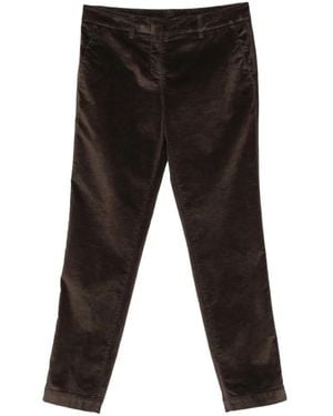19.61 MILANO Hose Aus Samt - Schwarz