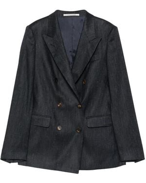 Tagliatore Parigi Double-Breasted Blazer - Black