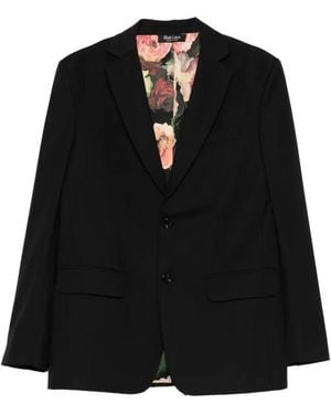 BLAKLACE Single-Breasted Blazer - Black