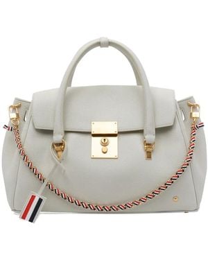 Thom Browne Bolton Tote Bag - White