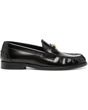 Versace メドゥーサチェーン ローファー - ブラック