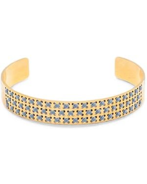 L'EIGHT STUDIO Breites Armband - Mettallic