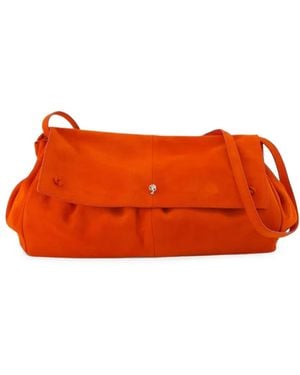 STAUD Cy Oversized Clutch Bag - Orange