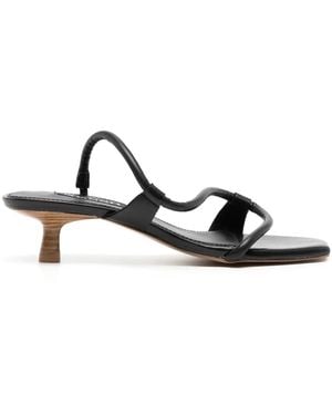 Senso Teyana Kitten Heel Sandals - Black