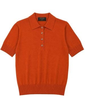 Gran Sasso Short-Sleeve Polo Shirt - Orange