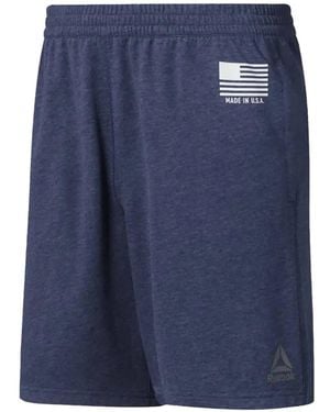 Reebok Crossfit Logo-Detail Short - Blue