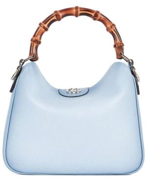 Gucci Diana Shopper Van Kalfsleer - Blauw