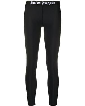 Palm Angels Logo Band Leggings - Black