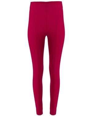 Carolina Herrera Slim-Leg Emilie Trousers - Red