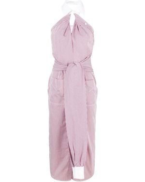 Moschino Deconstructed Shirt Dress - Pink