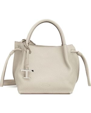 Tod's Beuteltasche Aus Leder - Weiß