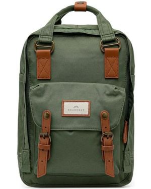 Doughnut Macaroon Buckled Backpack - Green