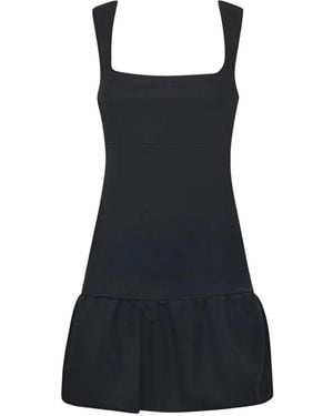 Pinko Square-Neck Minidress - Black