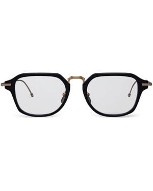 Thom Browne スクエア眼鏡フレーム - ブラック