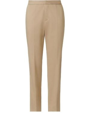 Fabiana Filippi Montefalco Cotton Zip-Fly Straight Trousers - Natural