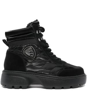 Blauer Quilted Boots - Black