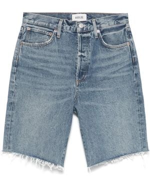 Agolde 90's Jeans-Shorts - Blau