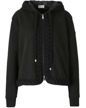 Moncler Zip-Up Hoodie - Black