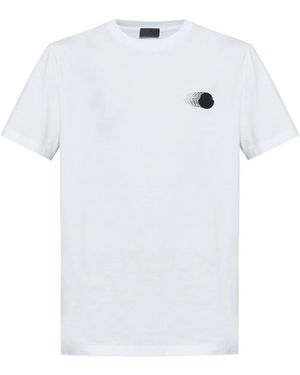 Moncler Logo-Patch T-Shirt - White