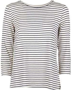 Marella Emmcosetta Striped Top - White