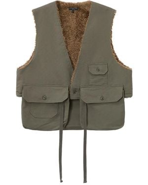 Engineered Garments Weste mit Taschendetail - Grün