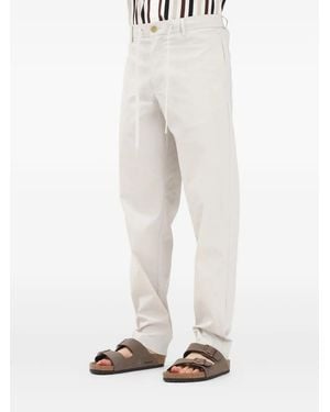 SELECTED Drawstring-Waist Trousers - White