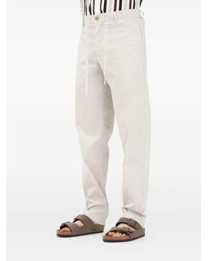 SELECTED Drawstring-Waist Trousers - White