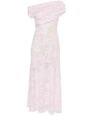 Self-Portrait Lace Midi Dress - Pink