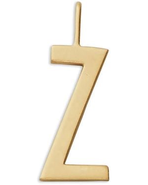 Design Letters Letter Pendant Necklace - Metallic