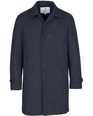 Norwegian Wool シングルブレスト ダウンコート - ブルー