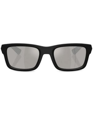 Prada Linea Rossa Gafas De Sol Con Montura Rectangular - Negro