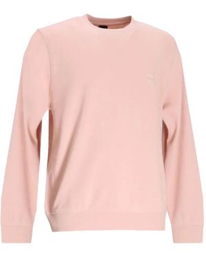 BOSS Logo-Patch Sweatshirt - Pink