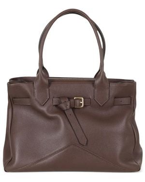 Ballantyne Medium Kate 993 Buckle-Detail Handbag - Brown