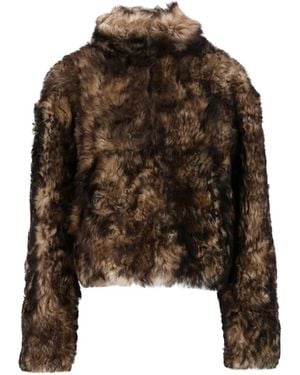 DURAZZI MILANO Zip-Up Jacket - Brown