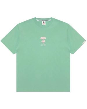 Aape By A Bathing Ape T-Shirt Imprimé - Green