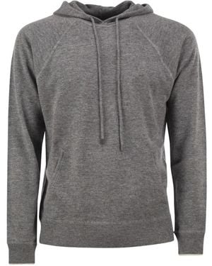 MC2 Saint Barth Willbur Raglan-Sleeve Hoodie - Gray