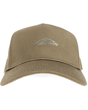 DSquared² Logo-Print Cap - Natural