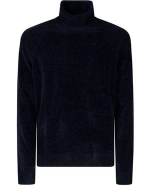 Rrd Raglan-Sleeve Turtleneck Jumper - Blue