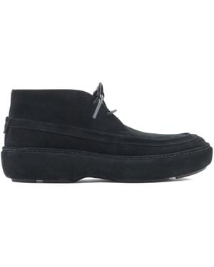 Giorgio Armani Leather Boots - Blue